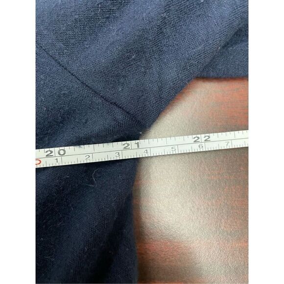 Kim & Cami Navy 3/4 Sleeve Blouse Size Large - Picture 8 of 8